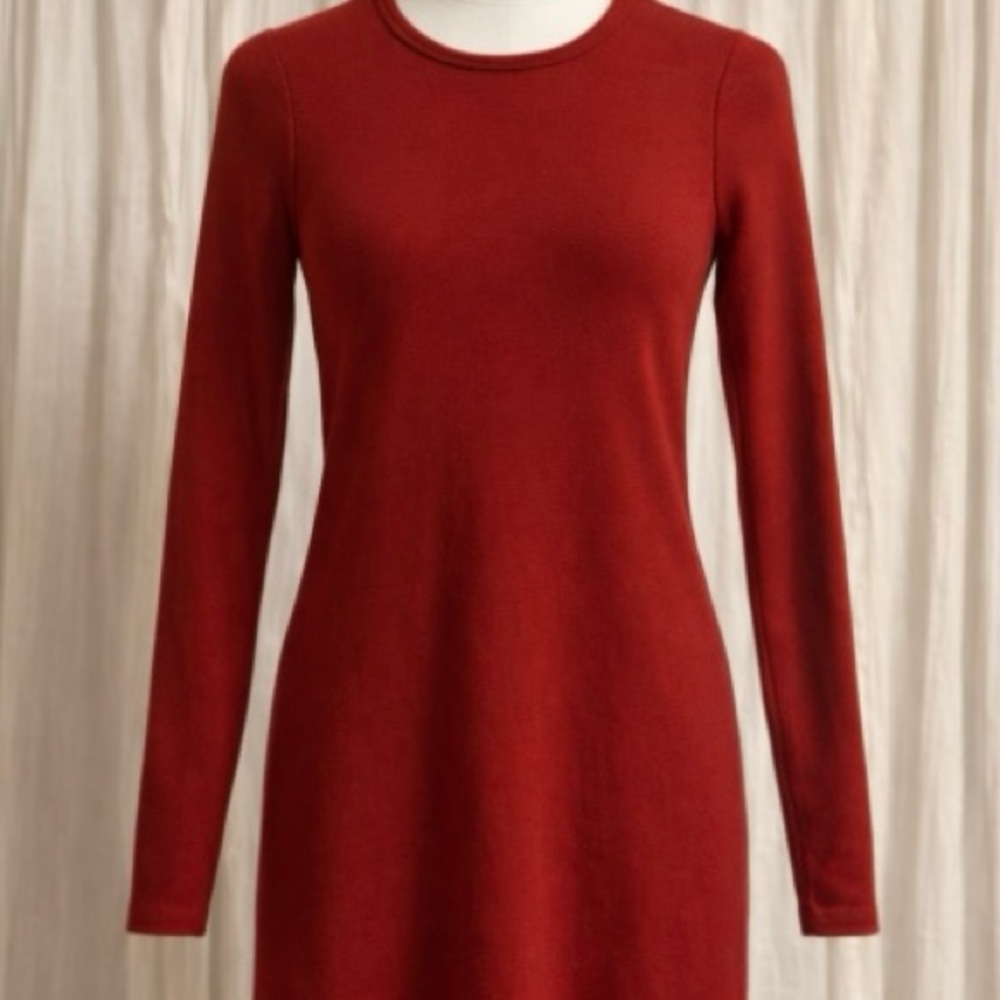 Wilfred Ribbed Long Sleeve Dress